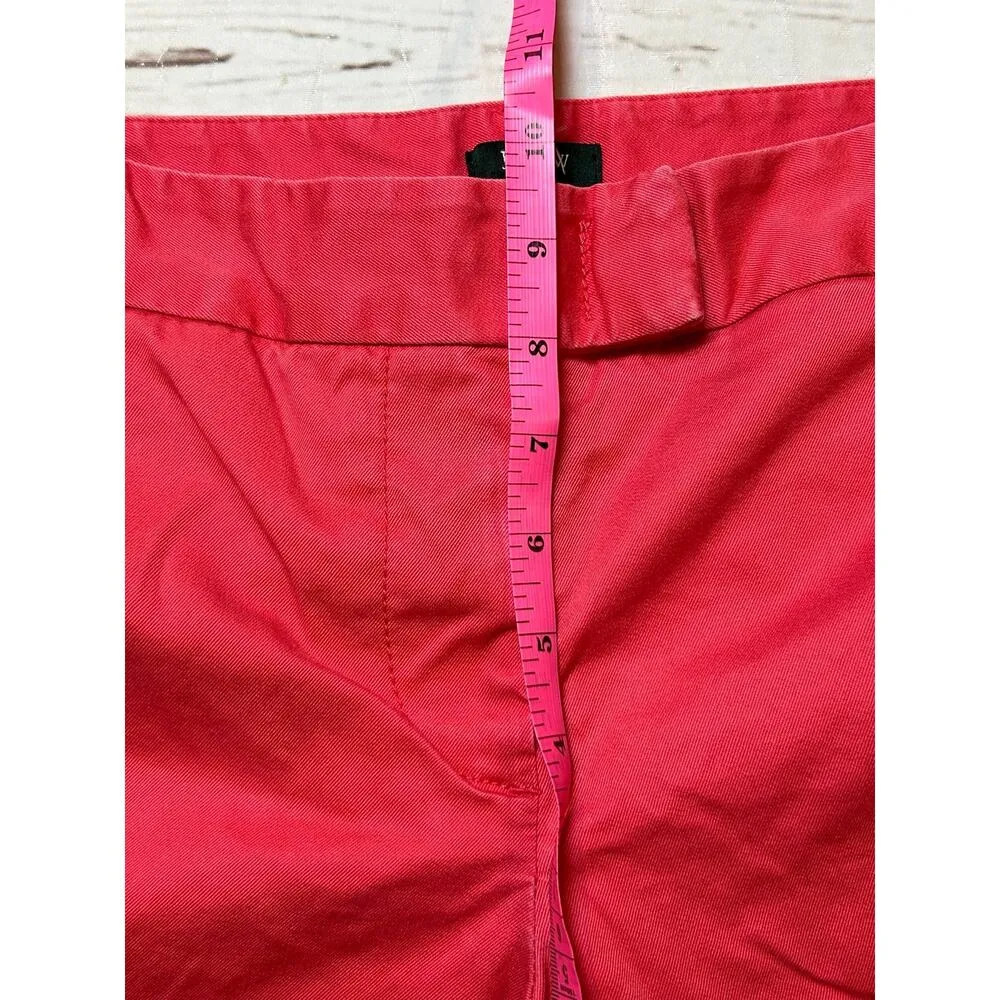 J Crew Pink Cropped Chino Pants Size 8 Perfect Fit Pink Bold Spring - Image 5