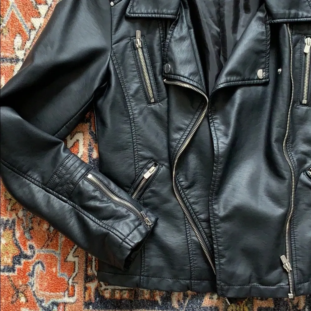 Only Faux Leather Jacket - Image 2