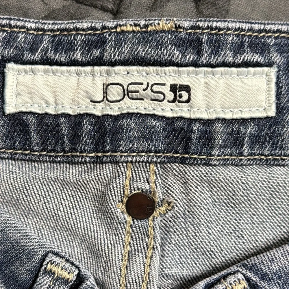 Joe's Jeans size W 26 denim boot cut low rise blue jeans zip button closure - Image 7