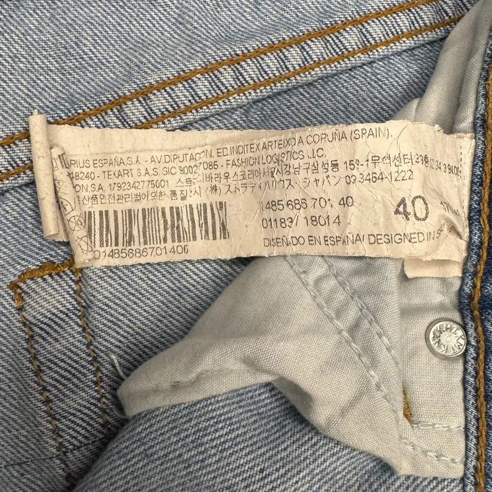 Women's Blue Wide-Leg Jeans - Image 8