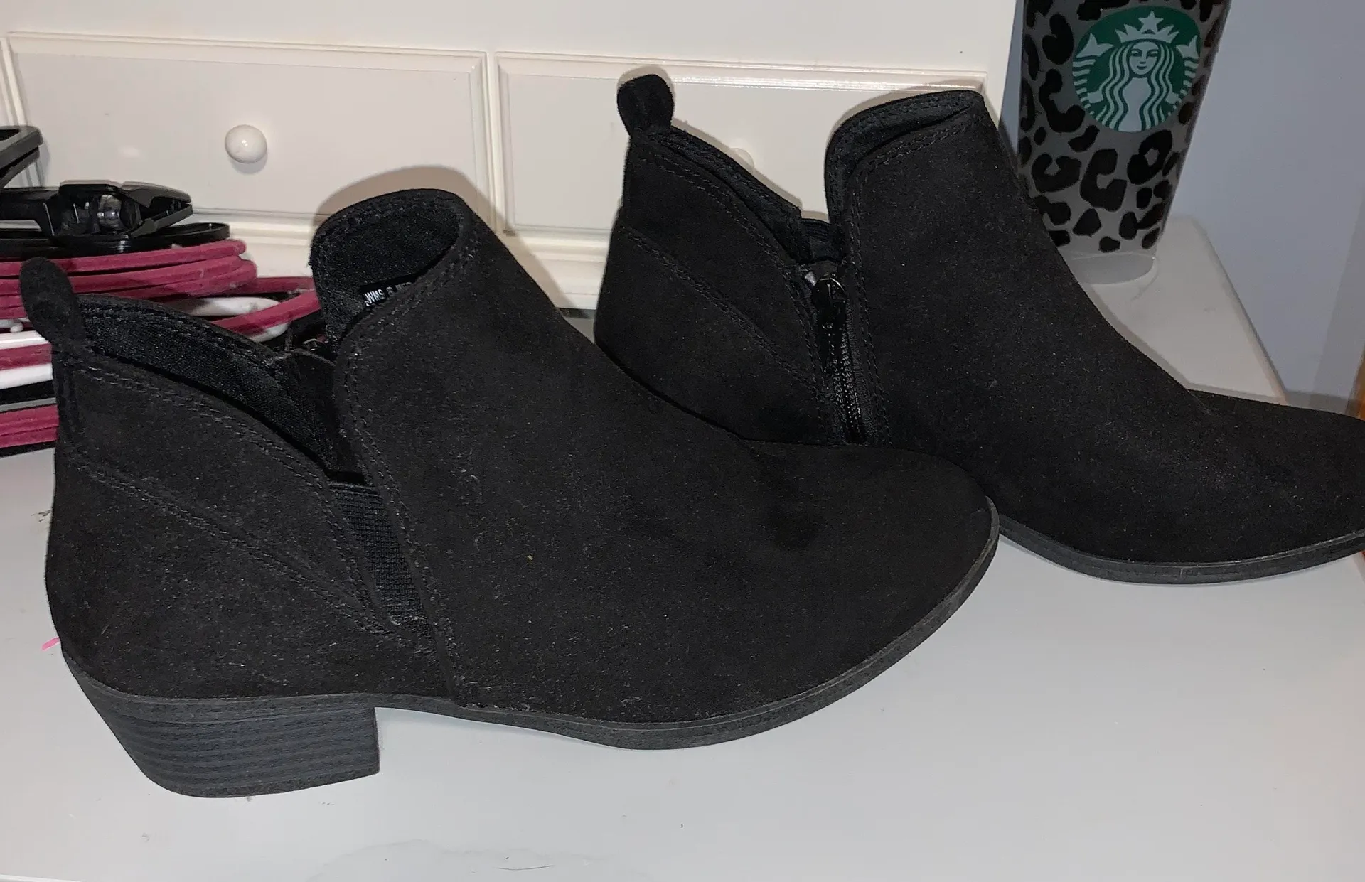 Black Booties Size 9 - Image 2