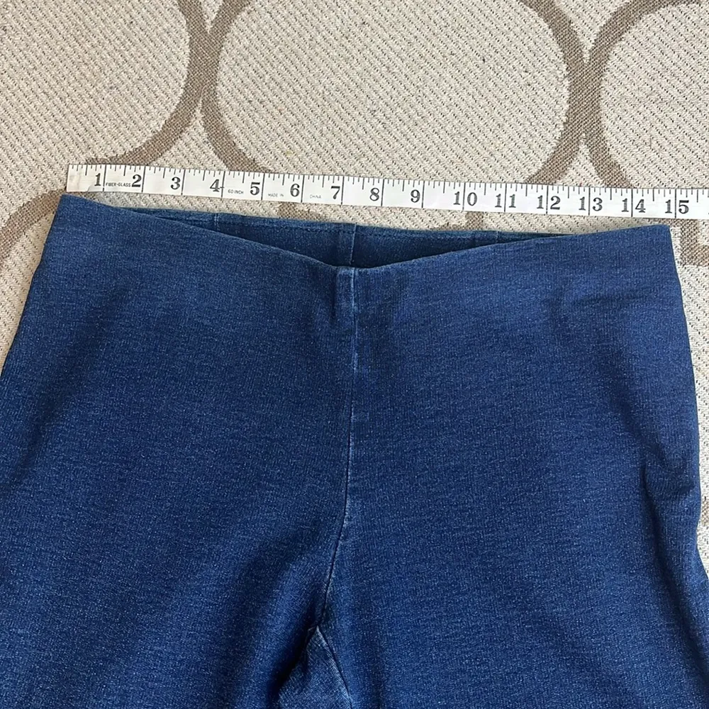 Pure Jill Indigo knit pull on straight leg jeans - Image 6