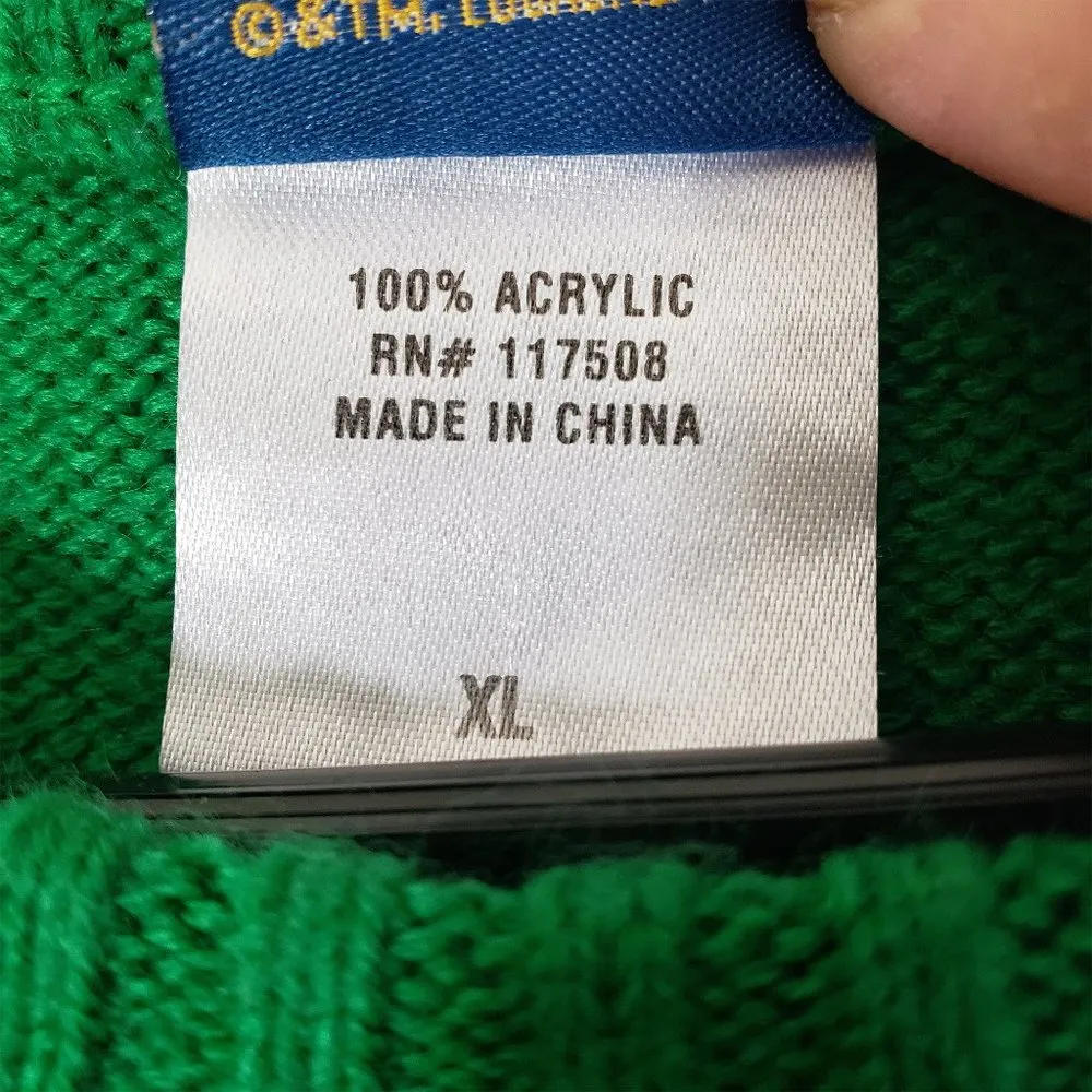 STAR WARS Women's XL Red, Green Christmas, Holiday, Ugly Sweater - Image 7