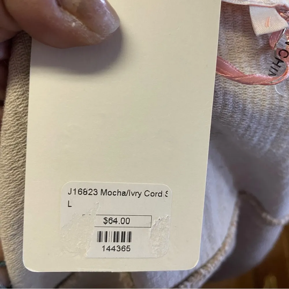 Colorblock Raw Hem Minimalist Coastal Cowgirl Western Corduroy Shacket - Image 5