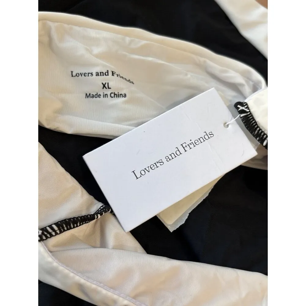 Lovers and Friends Moani Strapless One Piece in Black & White X-Large New swim - Image 6