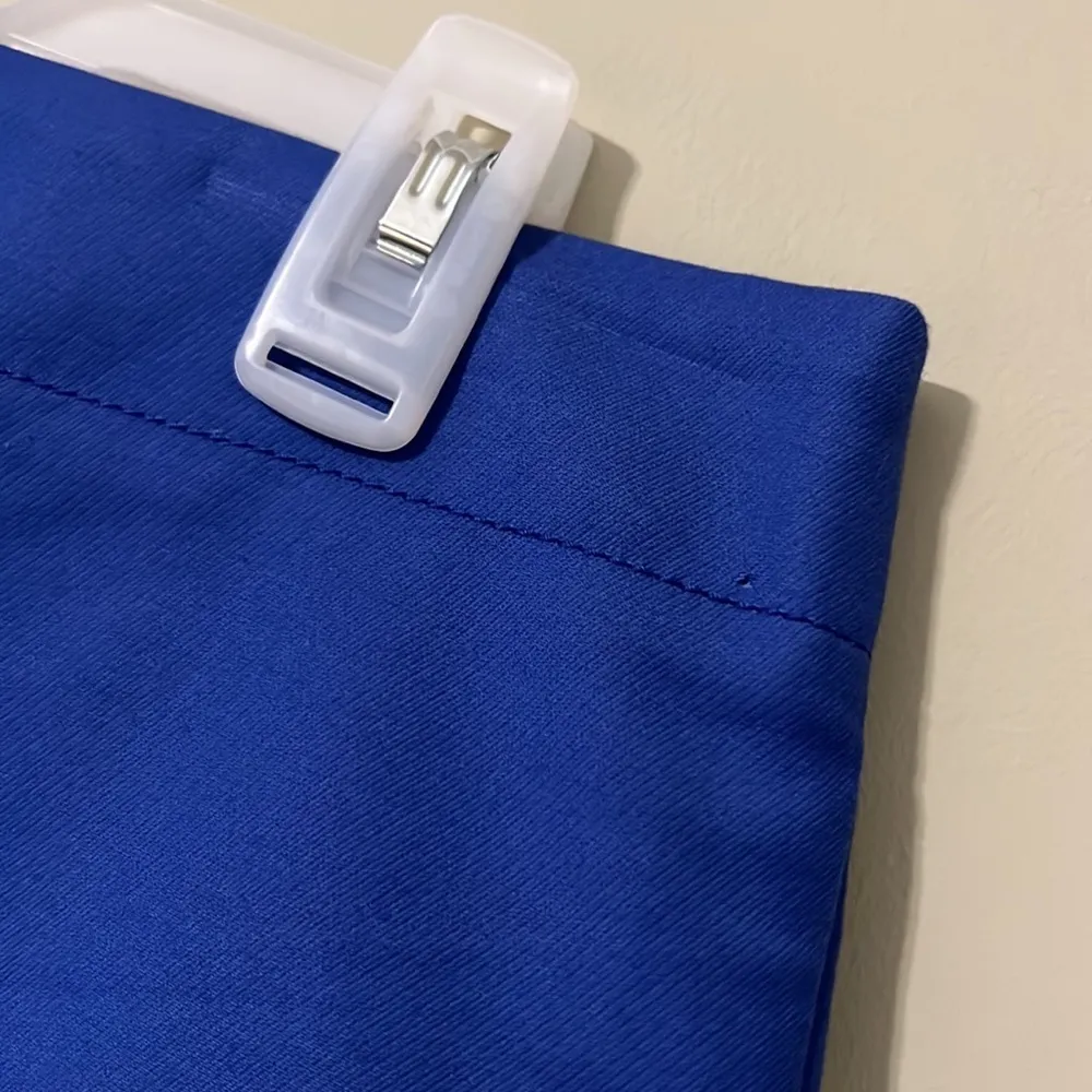 J. CREW size 6 women’s No. 2 Pencil skirt cobalt color zips close back - Image 2