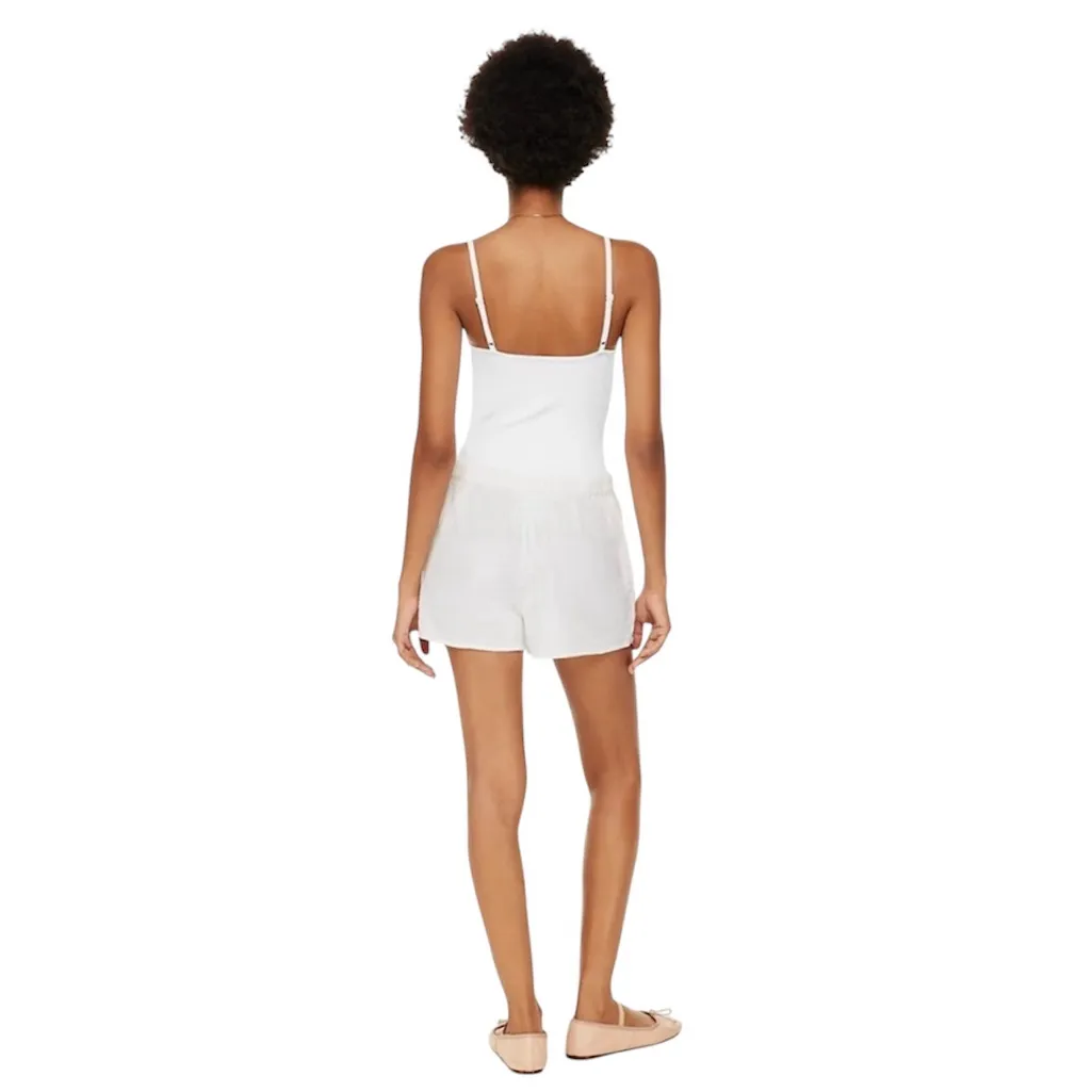 Aritzia Wilfred Free Sail Linen 3-inch Mini Short in White NWT - Image 2