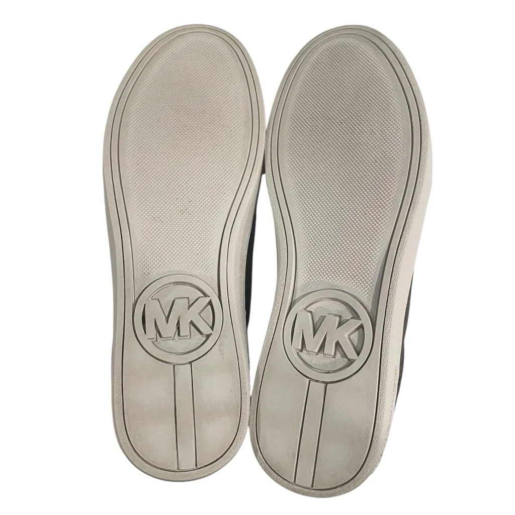 Michael Kors Women Scotty Lace Up Casual And Fashion Sneakers Size 8 Brown Gold - Image 8