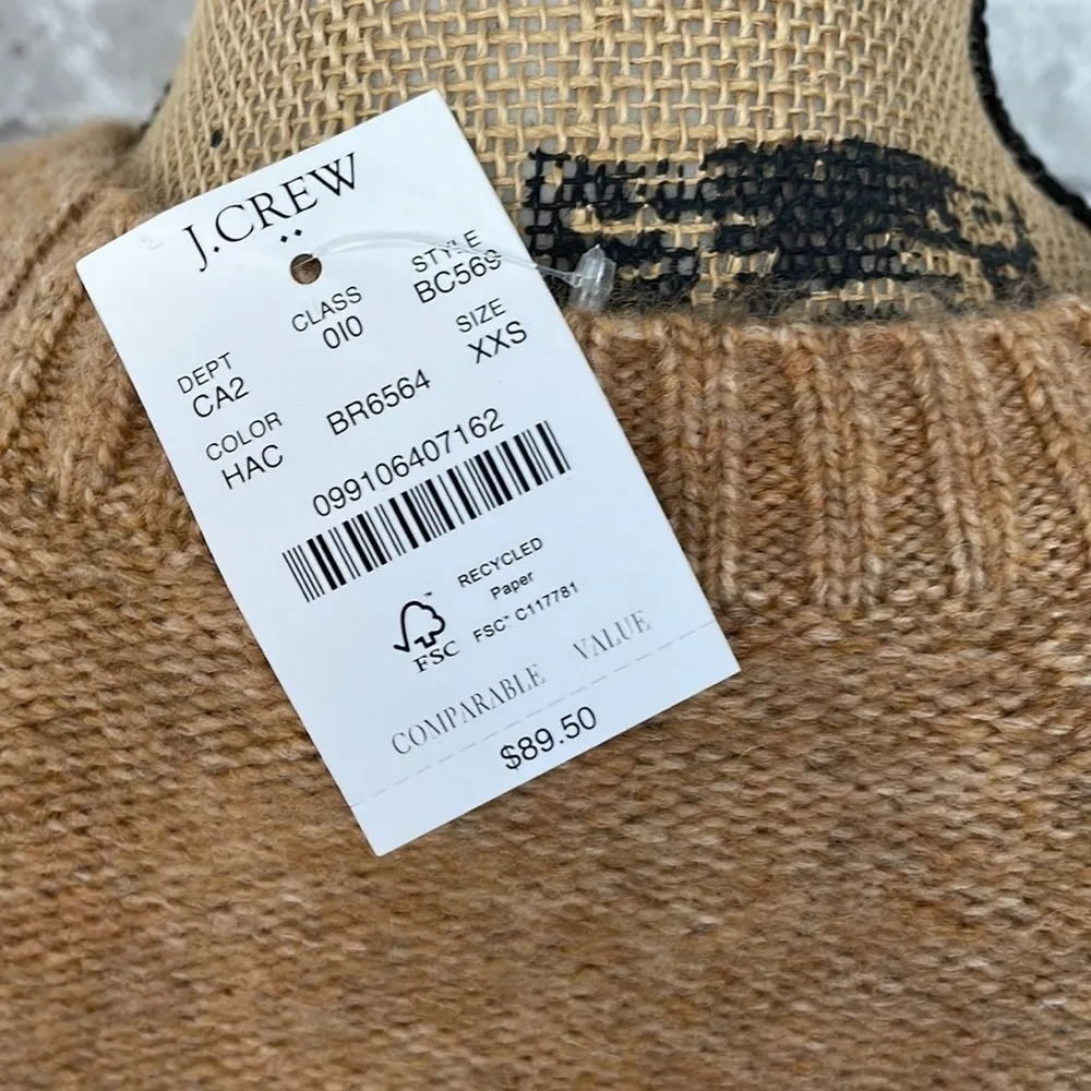 J.Crew Honeycomb balloon-sleeve sweater - Image 3