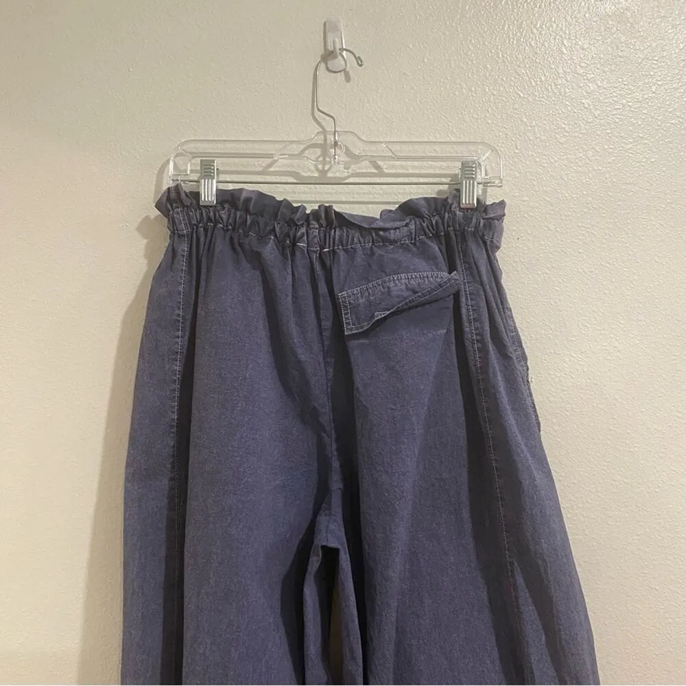 Urban Outfitters Navy Sloan Nylon Balloon Pants Sz M - Image 10