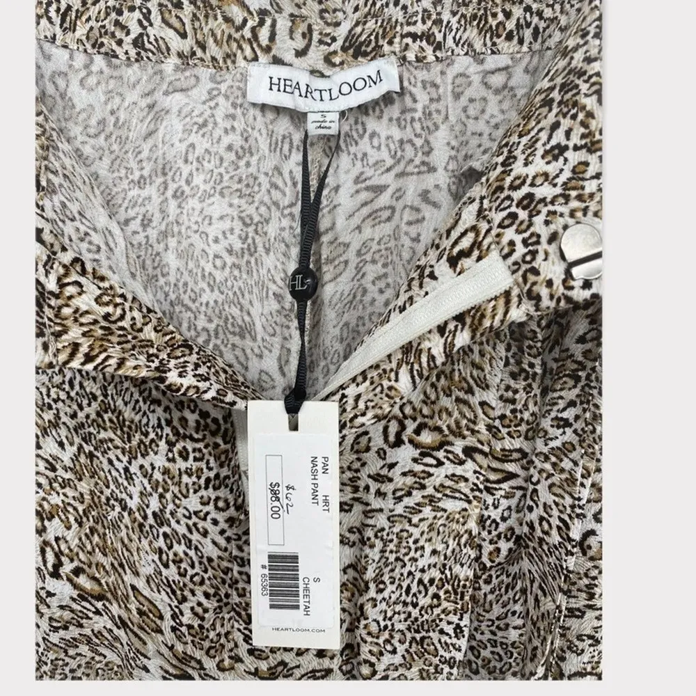 NWT Heartloom Wide Leg Drawstring Animal Print Pants  Size Small - Image 6