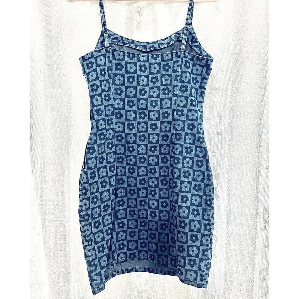 Divided denim dress  - Image 4