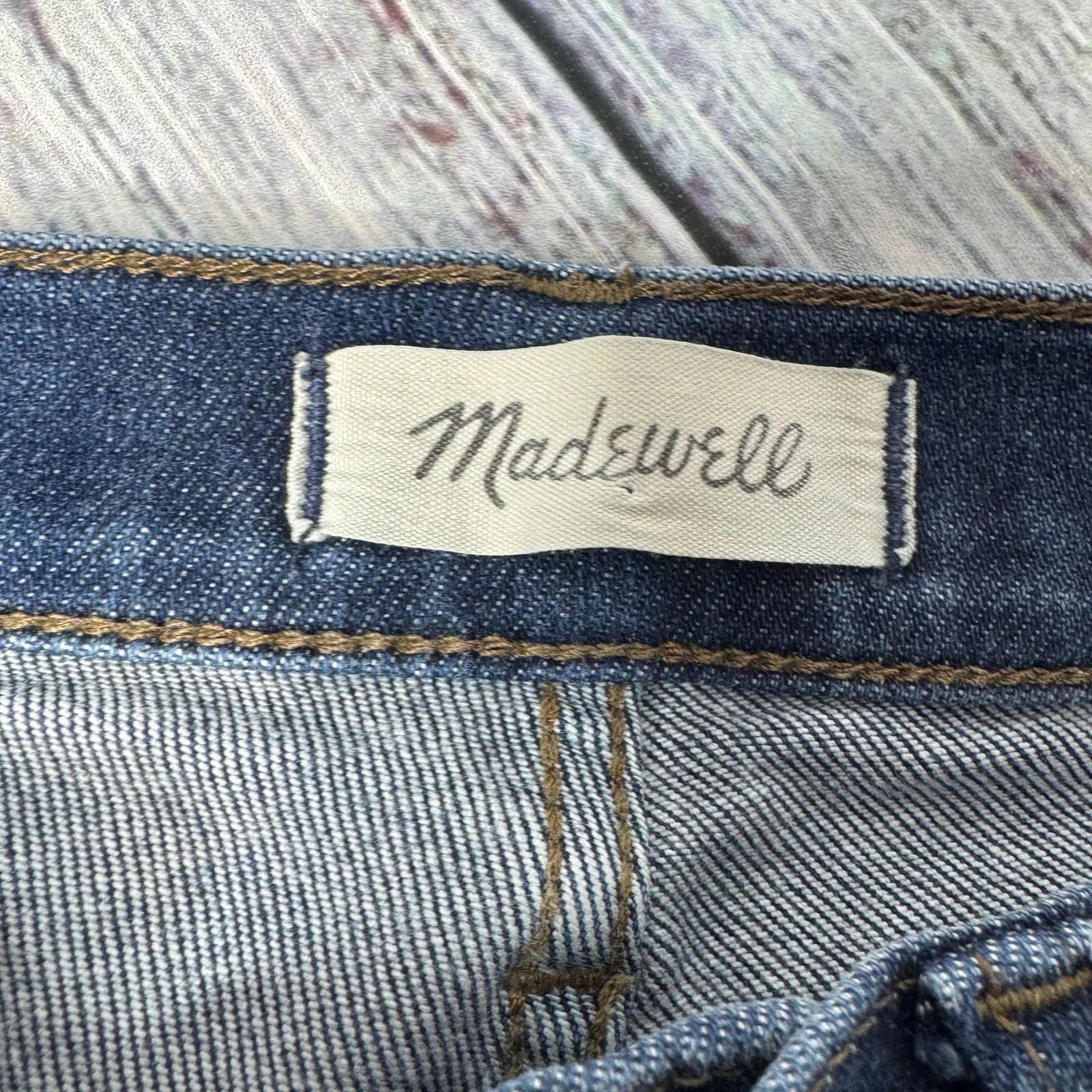 Madewell 9" Mid Rise Skinny Jeans Mid Rise Dark Wash 27 - Image 6