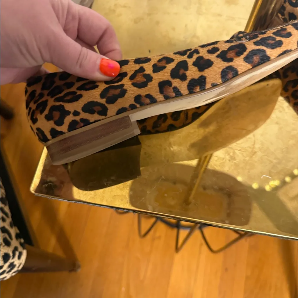 Nine West Animal Print Flats 6.5 - Image 5