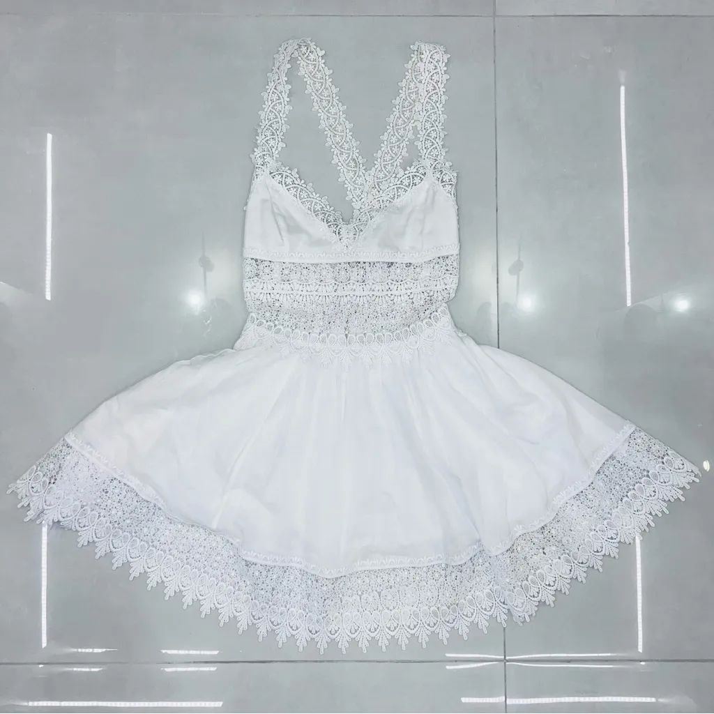 Chato Ruiz Ibiza Marilyn short dress White - Image 8