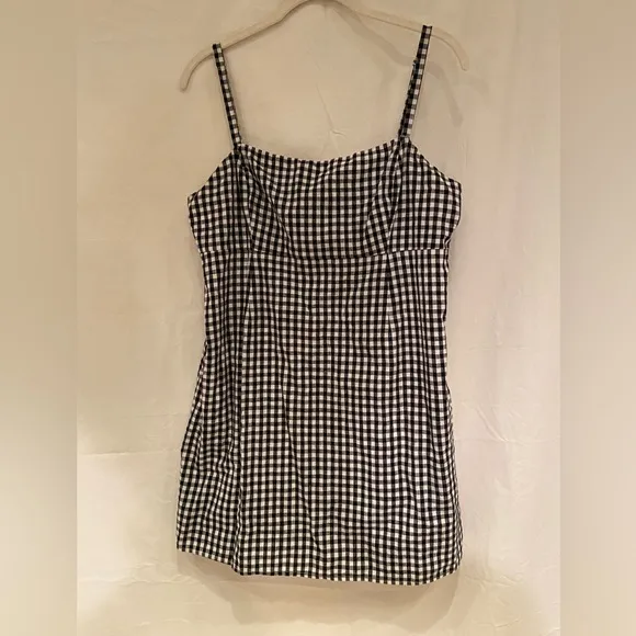 Urban‎ Outfitters Cooperative gingham mini dress, spaghetti straps, sz 10 - Image 3