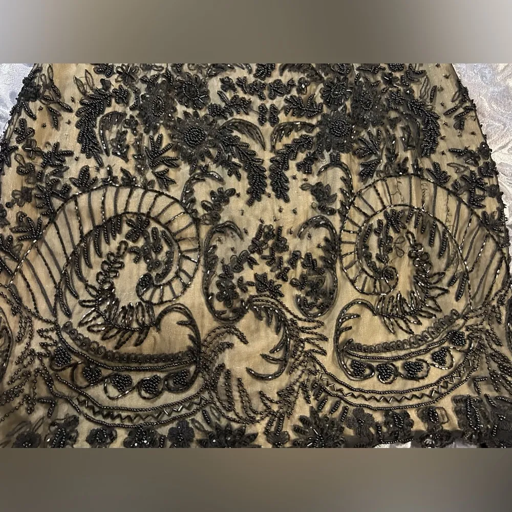 Vintage 90’s NWT PAPELL BOUTIQUE Evening Silk & Beadwork 6P - Image 9