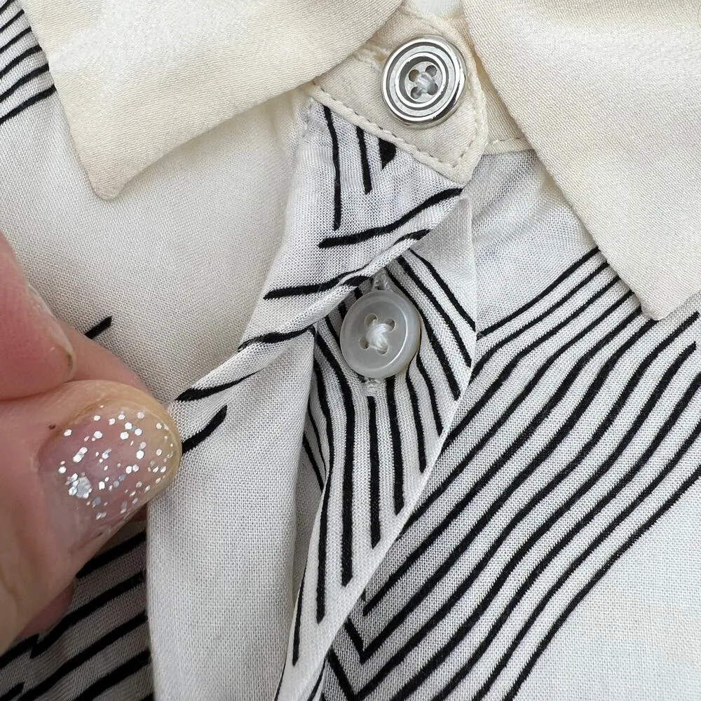 Paul Smith Black Label Button Down Shirt Printed Size 12 - Image 4