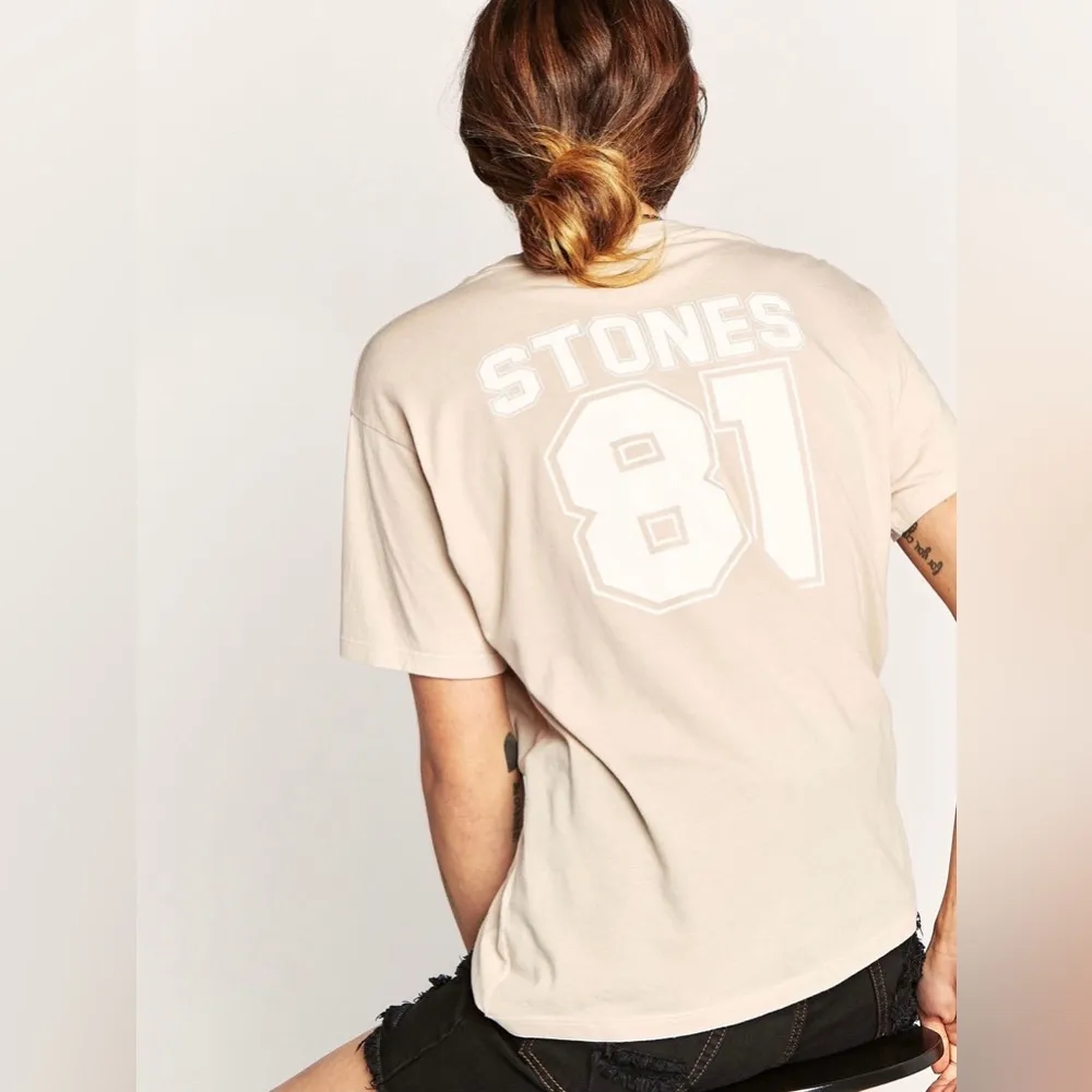 Rolling Stones Graphic Beige T-Shirt - Image 3