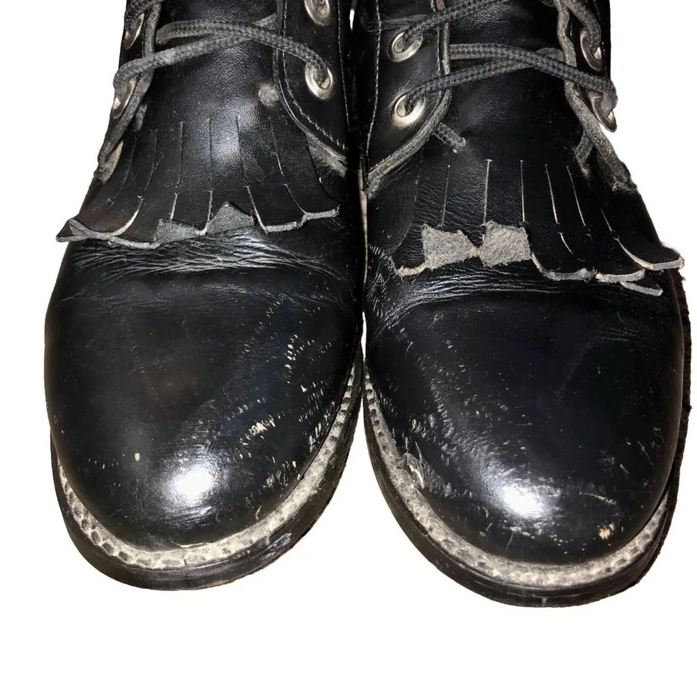 Circle A Paddock Boots Womens 5 1/2 M Black Leather Riding Equestrian Size 5.5 - Image 4