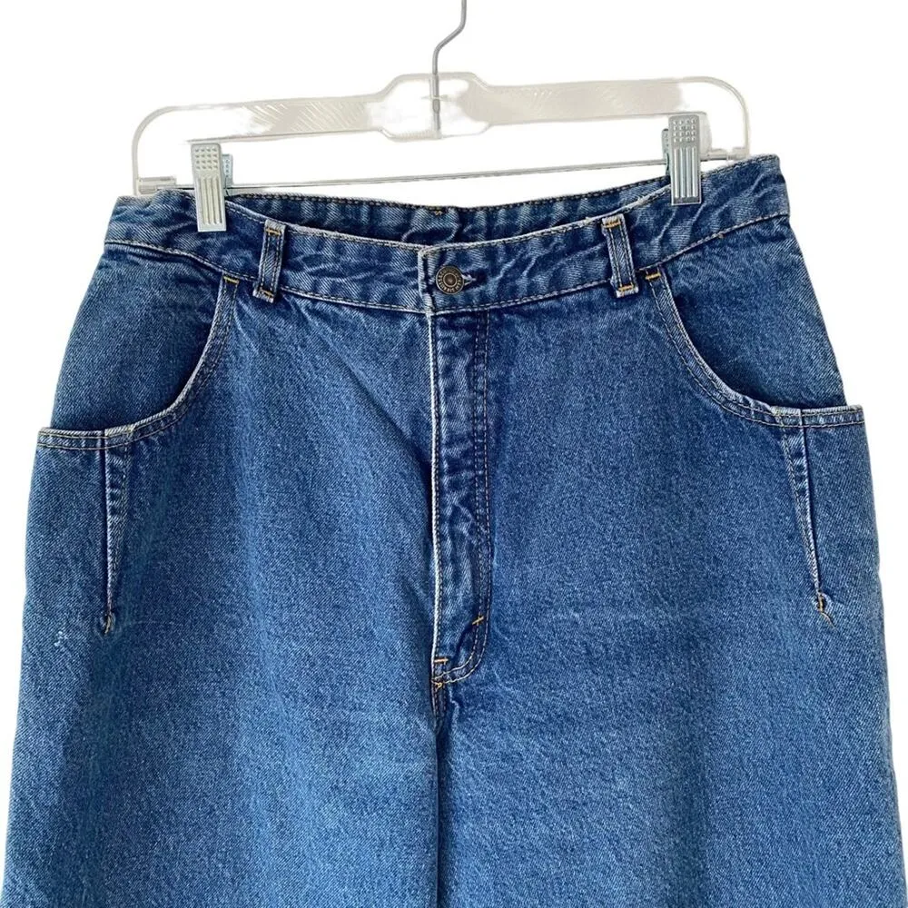 Levi’s Vintage Misses Tapered Leg Mom High Waist Y2K Jeans size 31 Waist Denim - Image 4