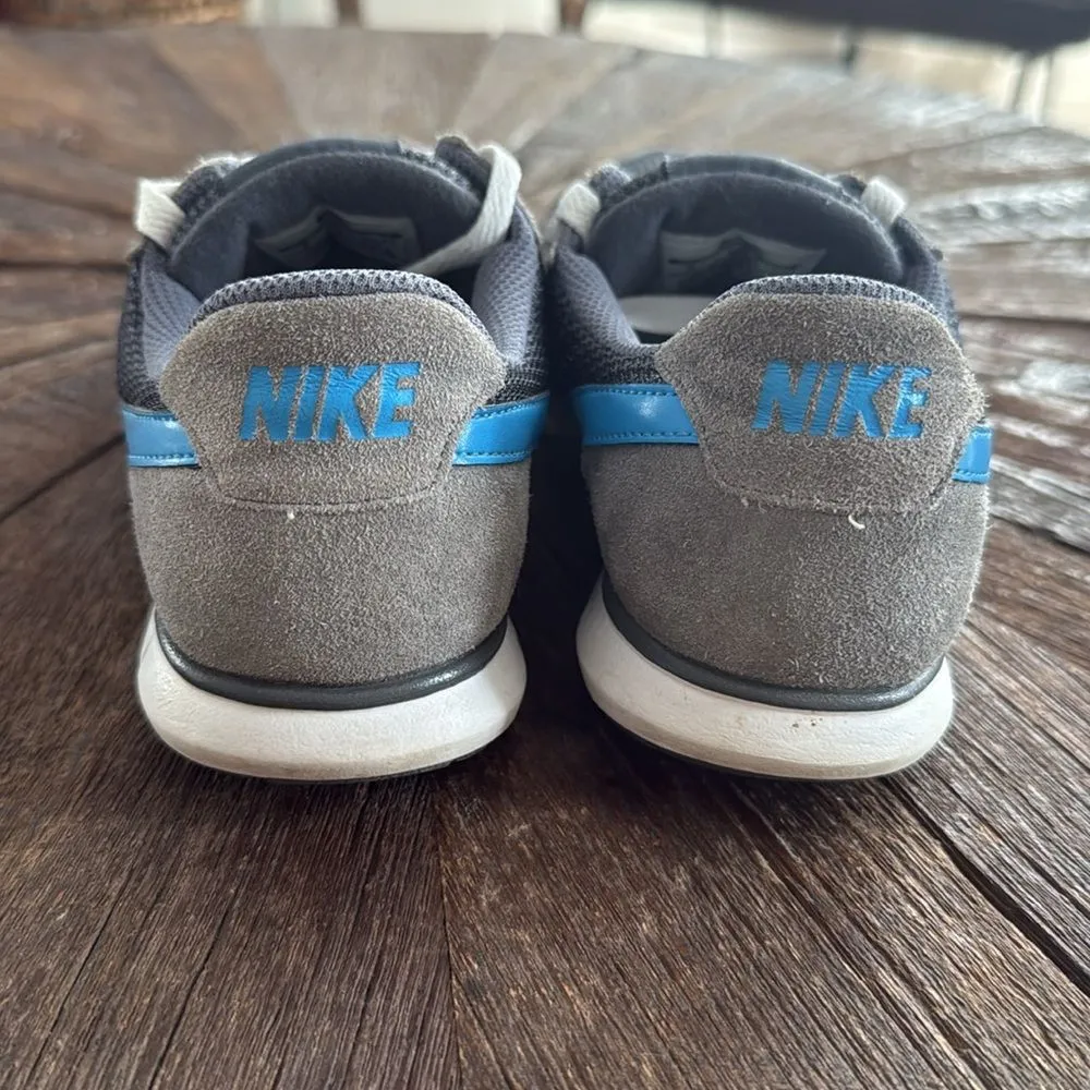 Nike Eclipse Anthracite Grey/Blue/Black Lace Up Sneakers - Image 4