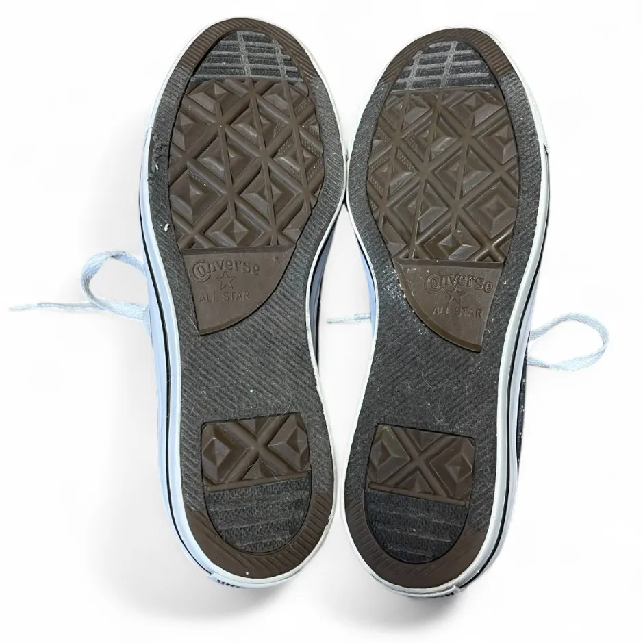 Converse All Star Chuck Taylor Women's Size 10 Shoes Gray White Low Top Sneakers - Image 7