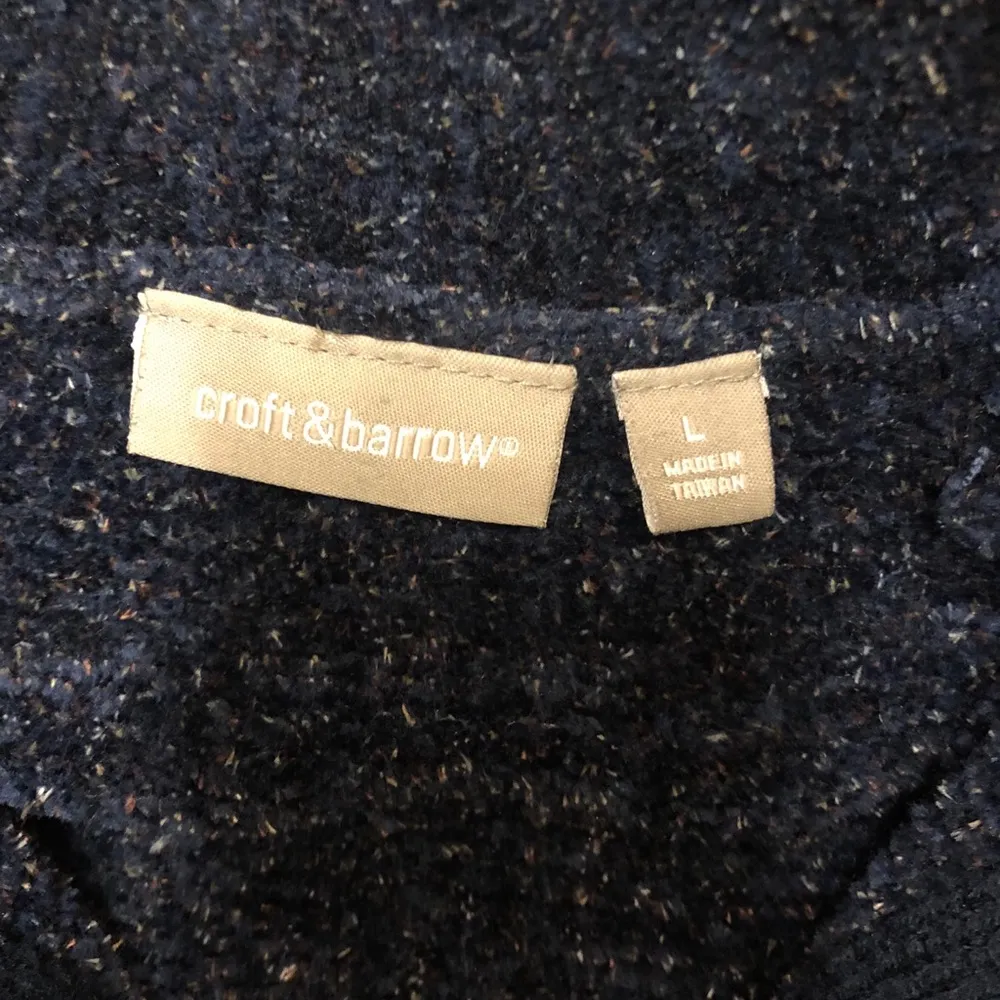 Soft Navy Croft & Barrow Sweatshirt | Pull Over - Image 3