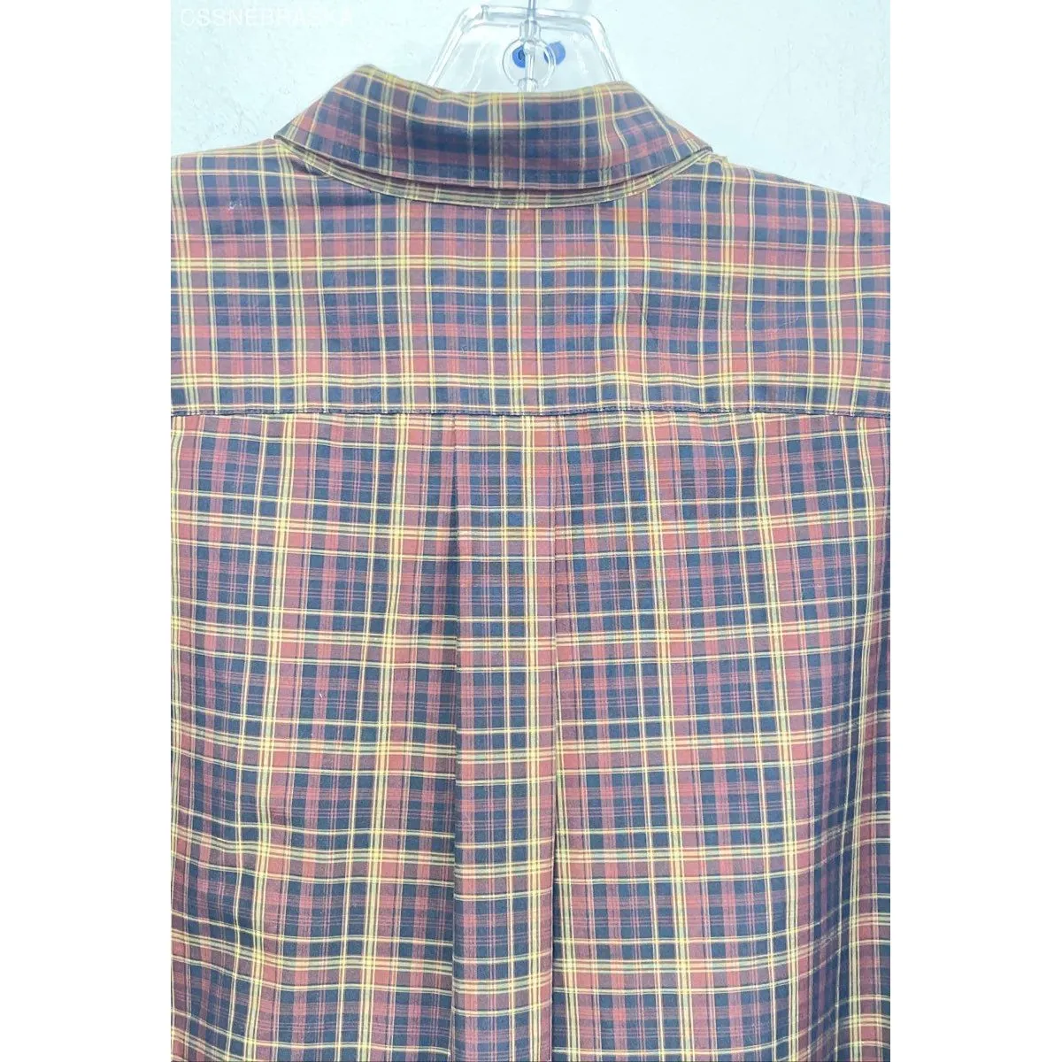 Eddie Bauer Multicolor Plaid Button Down‎ Long Sleeve Shirt Size XL - Image 5