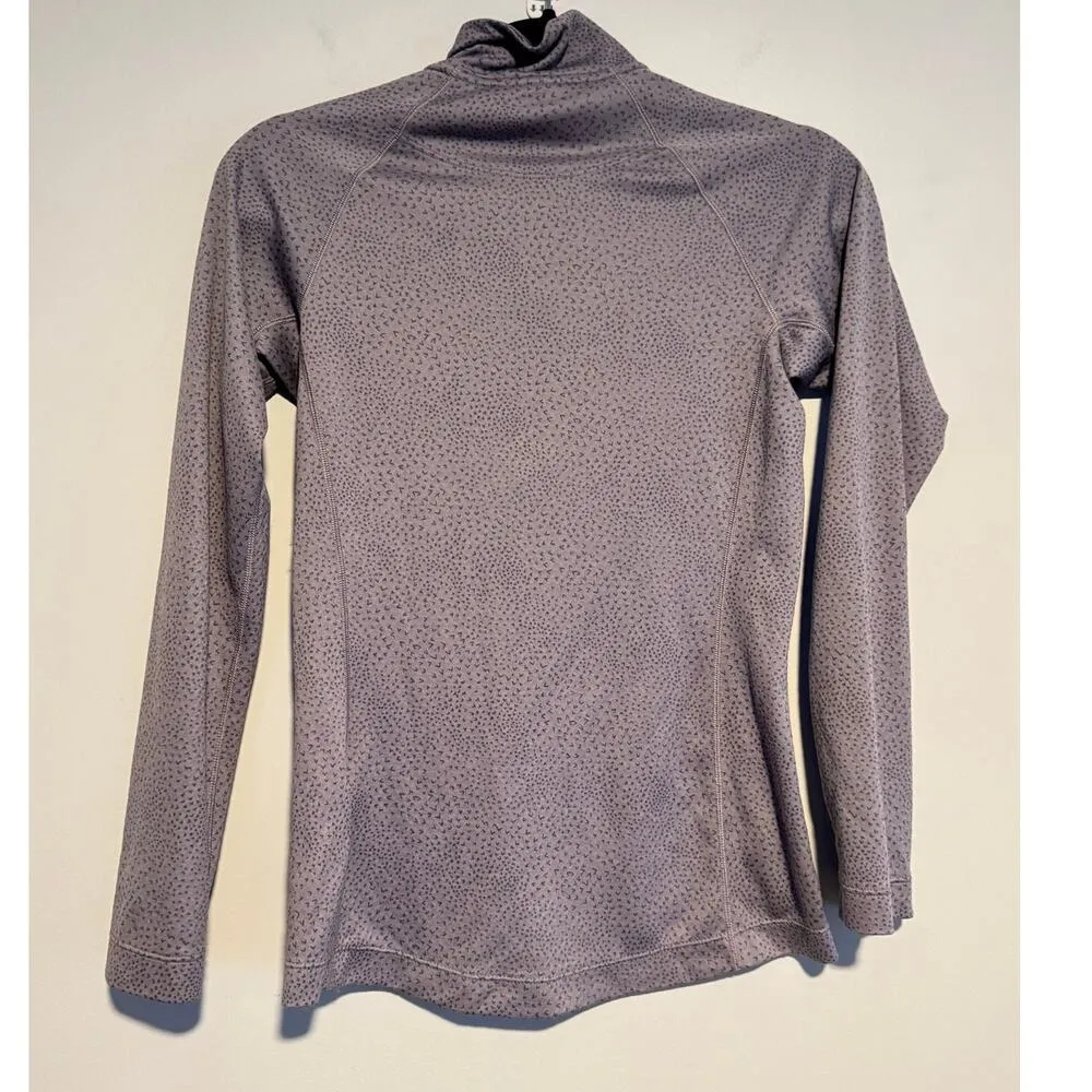 Patagonia Womens Capilene Midweight Zip Neck Base Layer Purple SIZE XS - Image 2