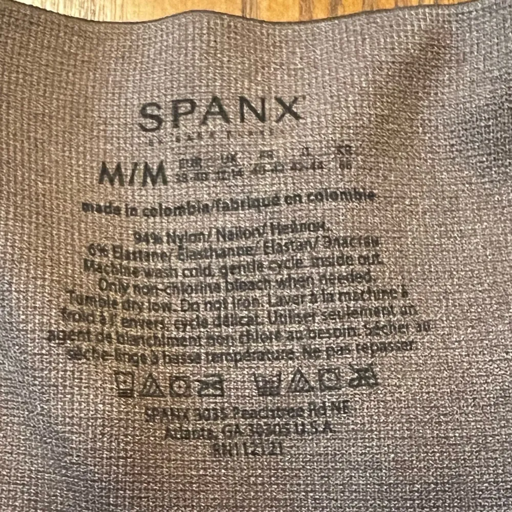 SPANX Look at Me Now Seamless Slimming Leggings in Olive Leopard Size Medium 6/8 - Image 13