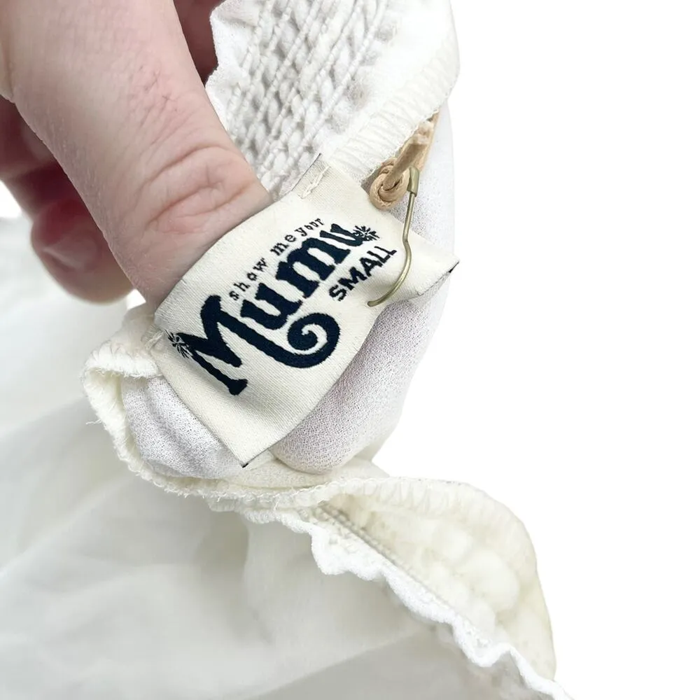 Show Me Your Mumu Hacienda Maxi Dress White NWT Womens Small - Image 8