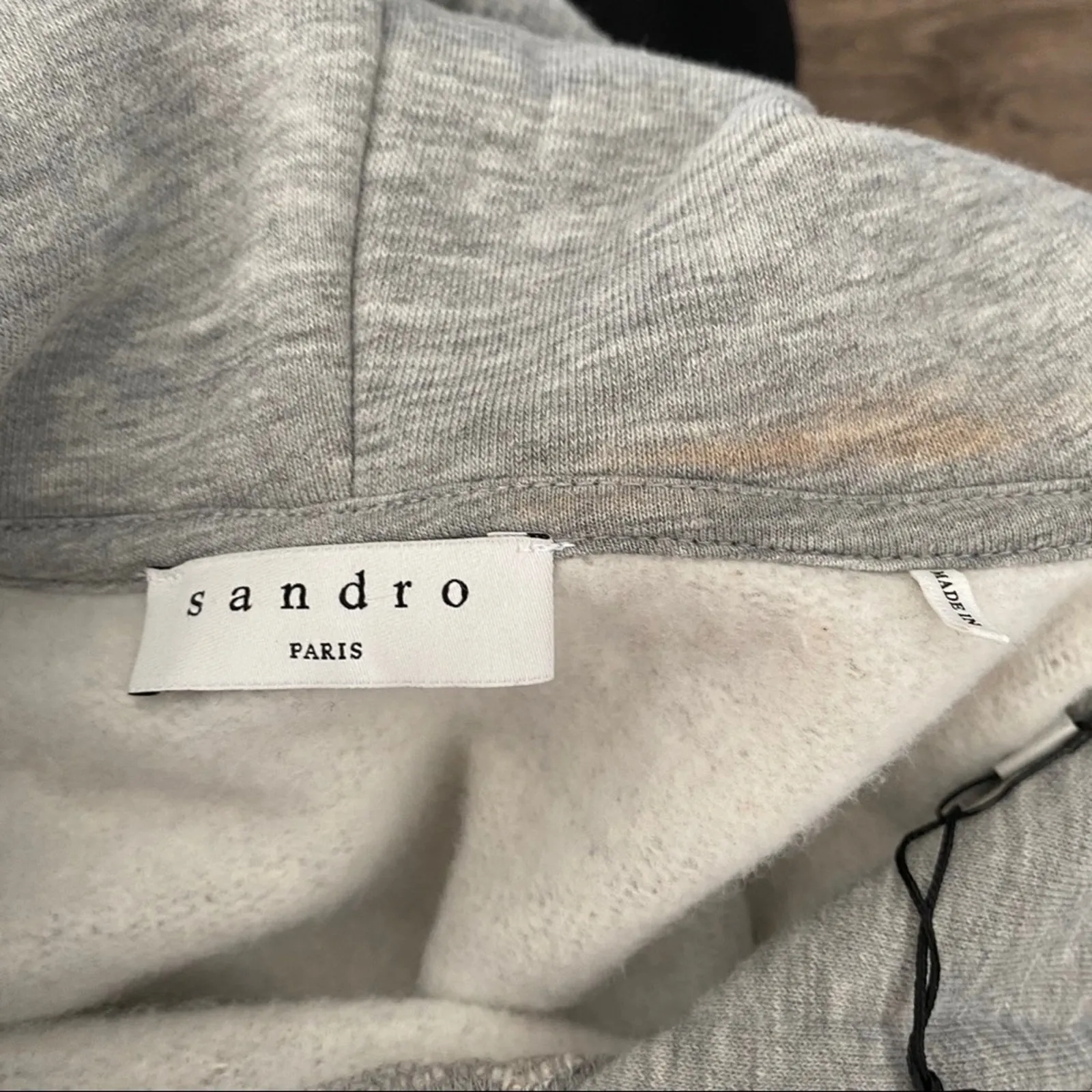 Sandro Play With Your Heart Embroidered Hoodie NWT"""""" - Image 10