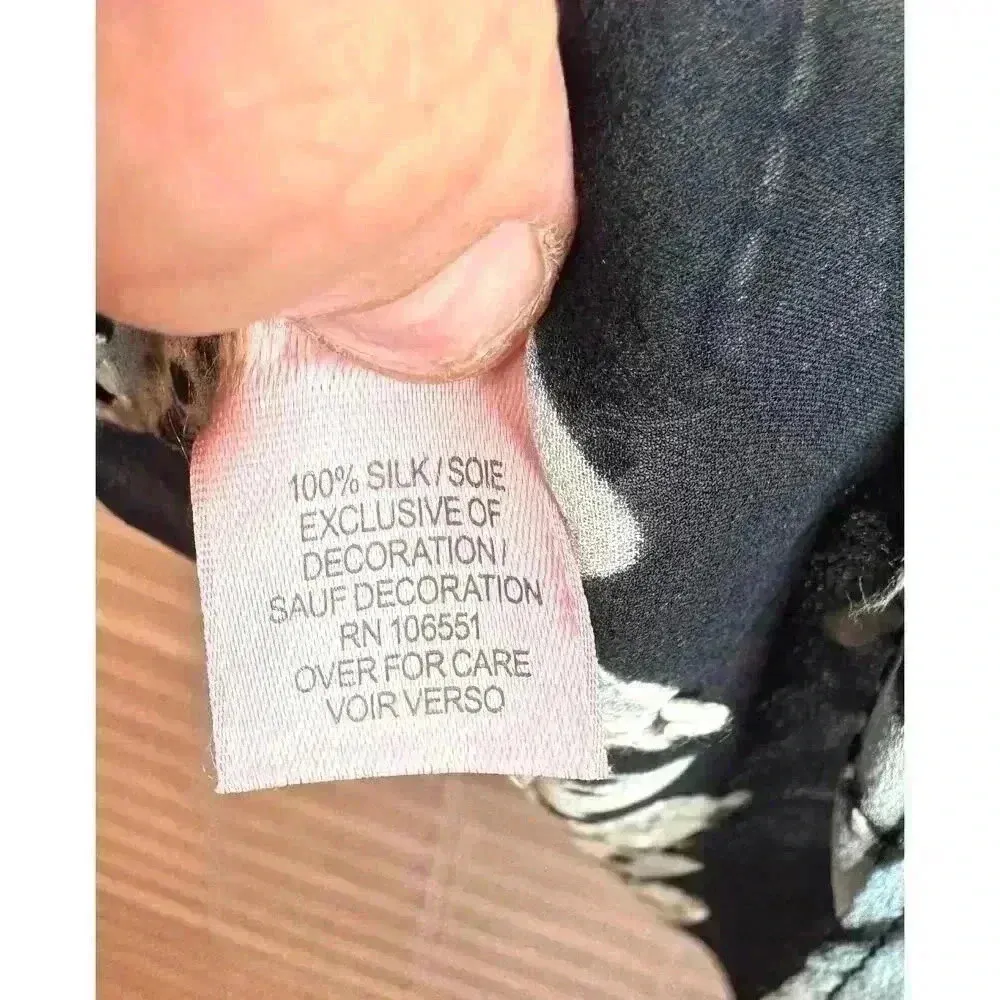 Calypso st barth 100% silk top women’s size small Luxury Brand - Image 5