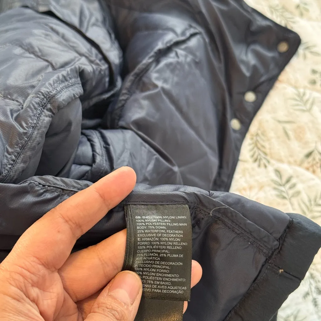 The North Face Leefline Lightweight Down Insulated Navy Blue Puffer Jacket - Image 10