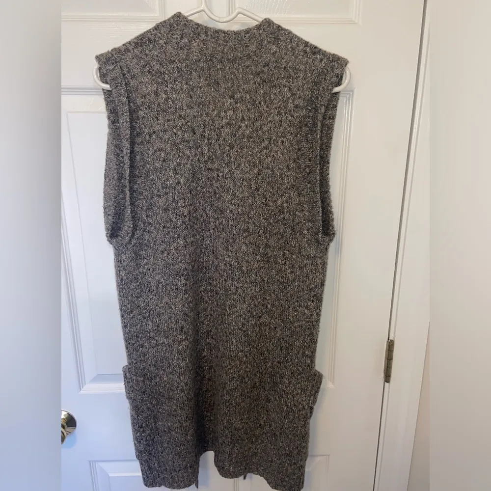 multi-brown knit cardigan - Image 4