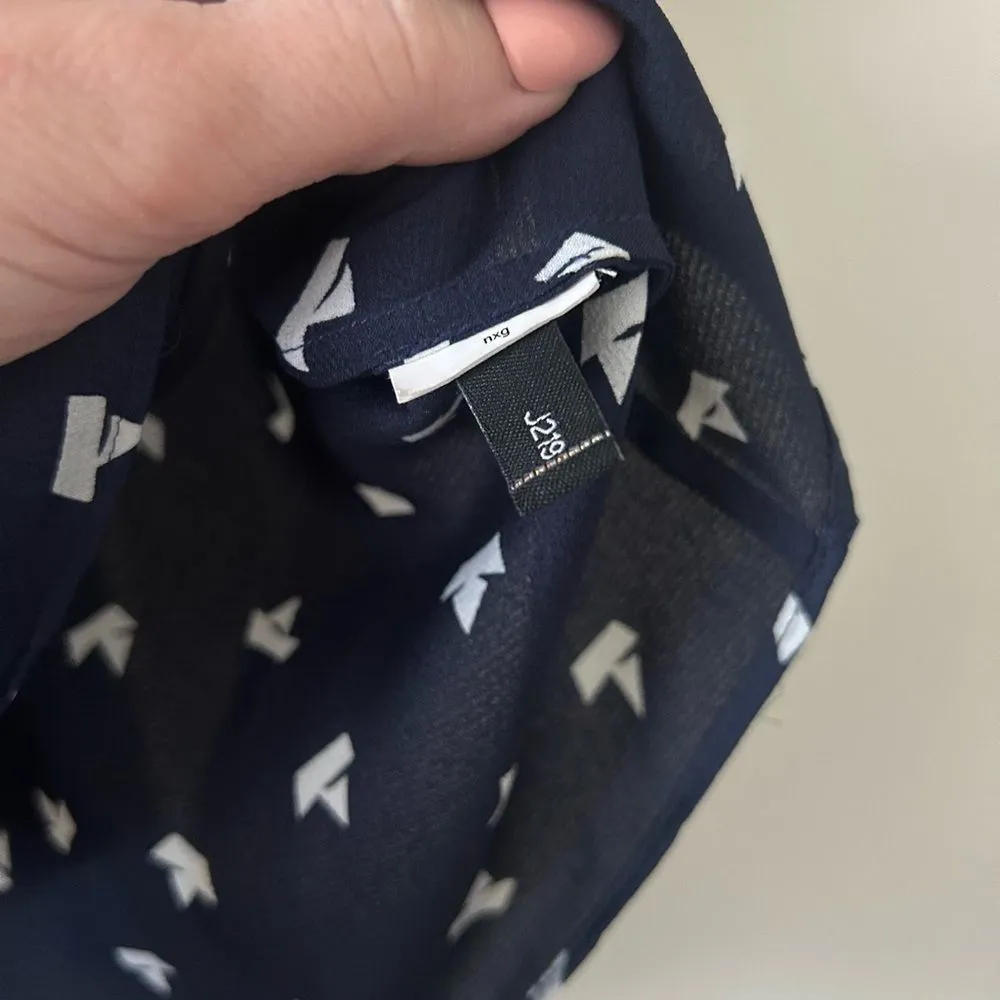 Kate Spade Blue Patterned Blouse - Image 8