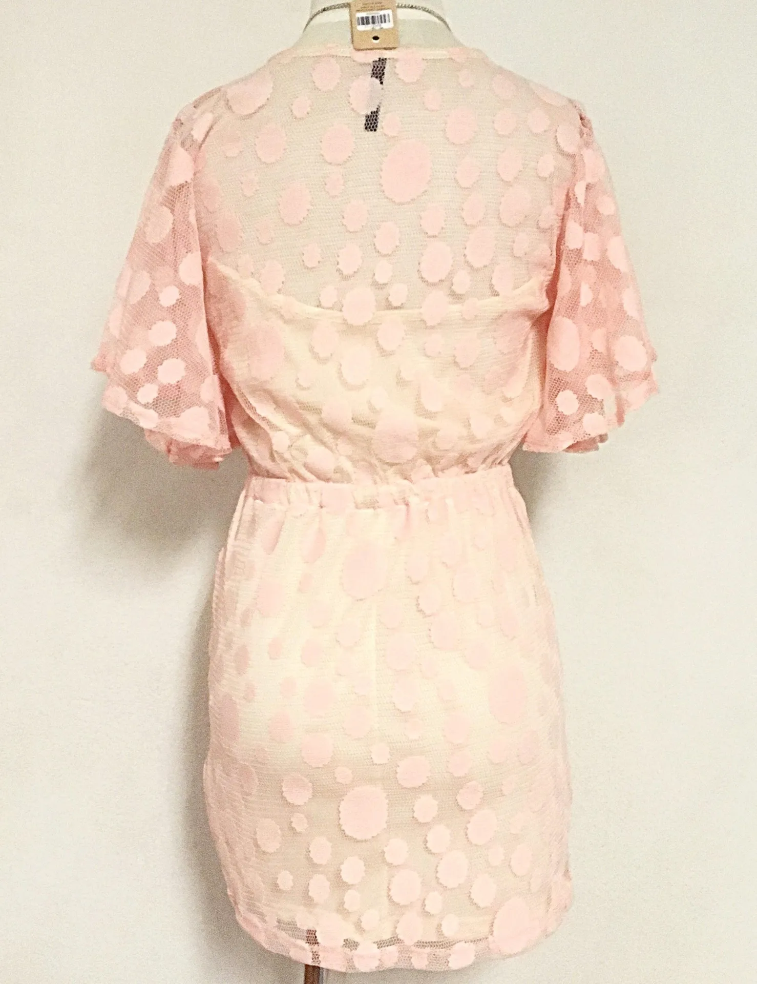 Lace Flutter Boho Sheer Dress - Image 6