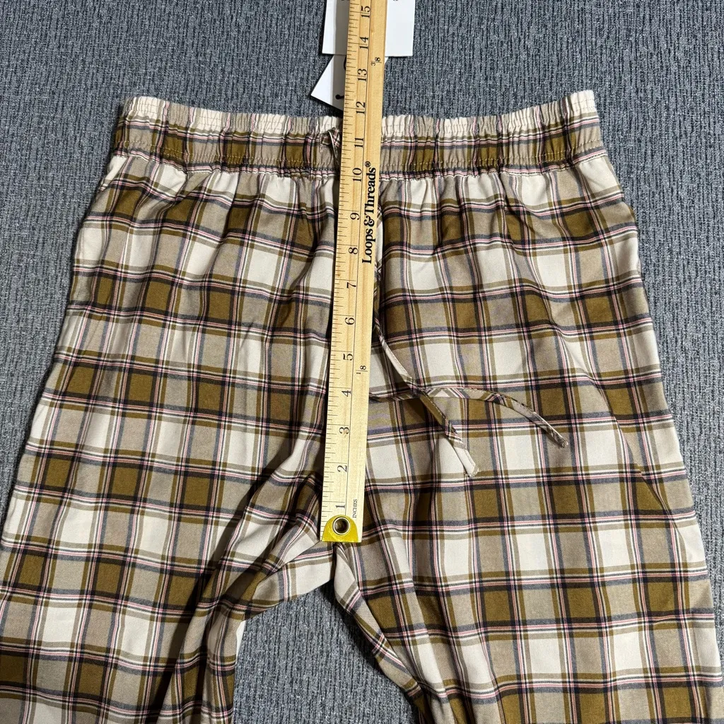 Buru Women’s Everyday Pants in Brown Plaid - Image 12