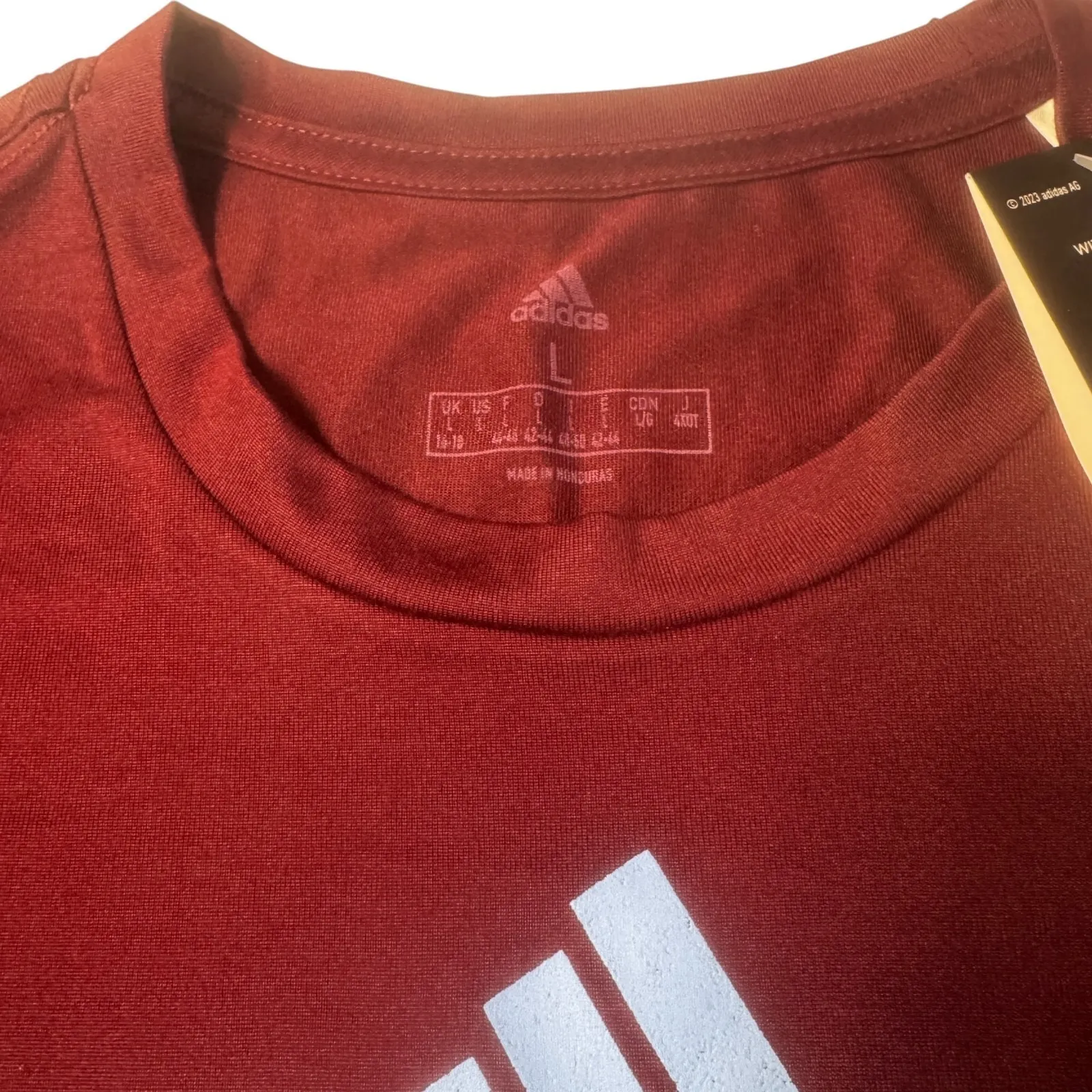 NEW Colorado Rapids MLS Adidas Pregame T-Shirt Womens Large Maroon Aeroready Tee - Image 4