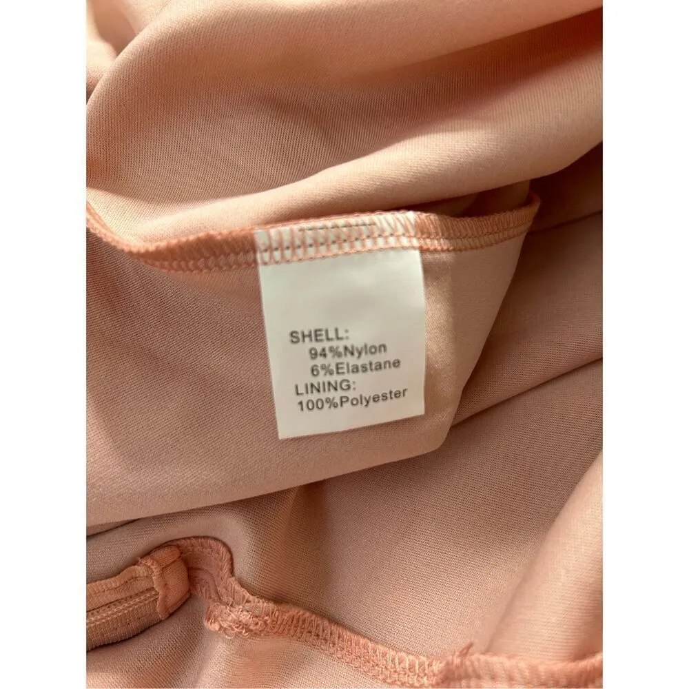 NEW Pink Vintage Cocktail Classic Tea Dress M NO BELT Size M - Image 6