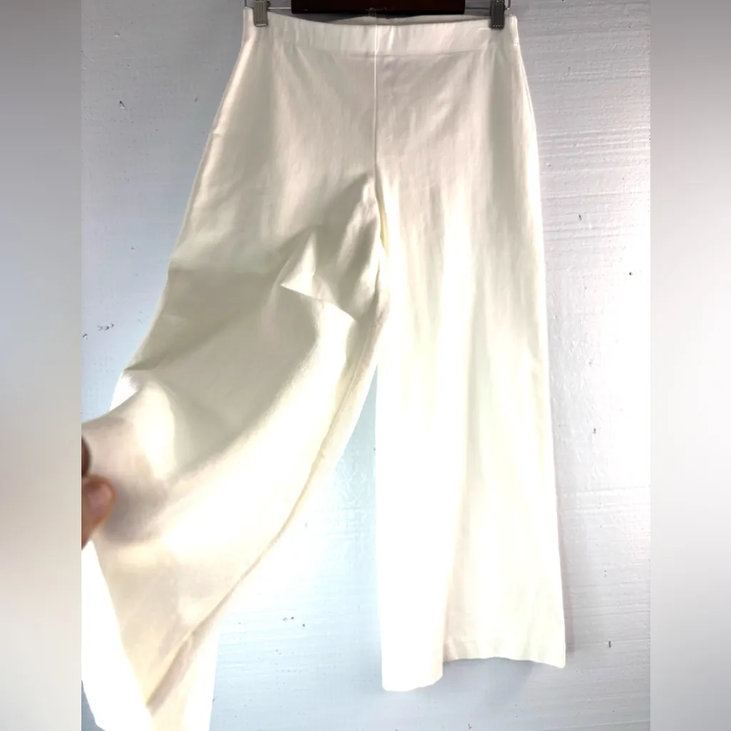 Fifteen Twenty M Minimalist Wide Leg Pants in White - Image 2
