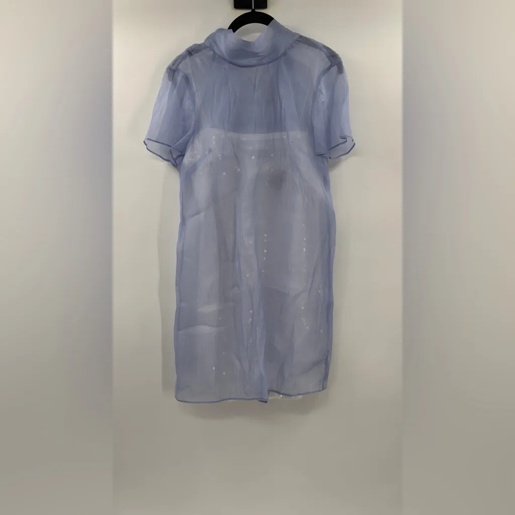 J.Crew Collection bow-tie slip dress in organza - Image 4