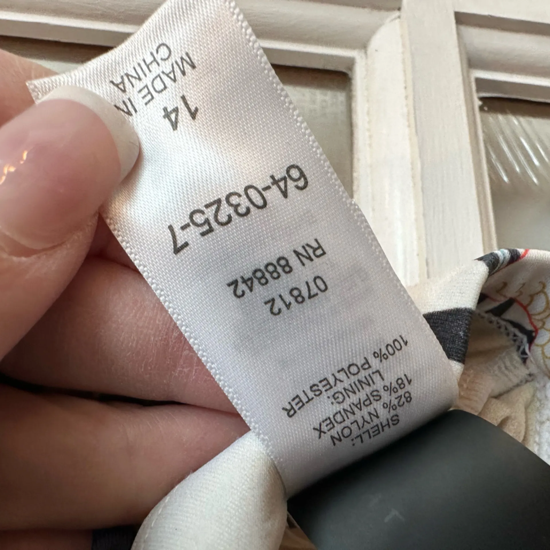 Ashley Graham Swimsuits For All Tropical Crane Beach Bikini Swim Top Size 14 NWT Blue - Image 7