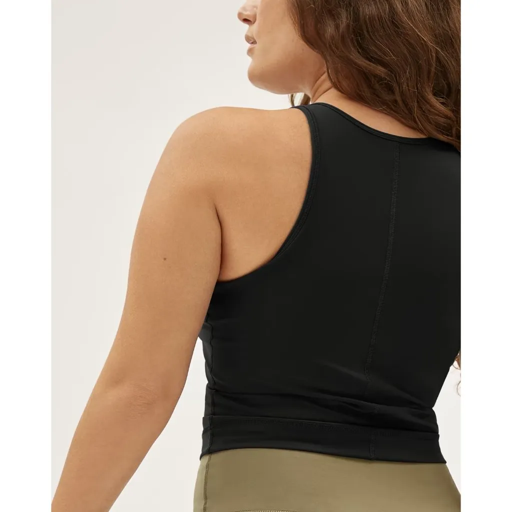 Everlane The Perform Tank Shelf Bra Sleeveless Stretch Black XS - Image 2