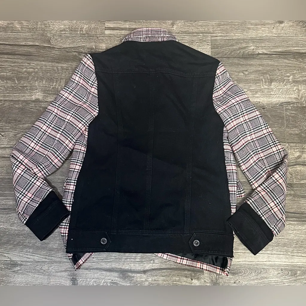 Ella Moss Multicolor Plaid Blazer - Image 5