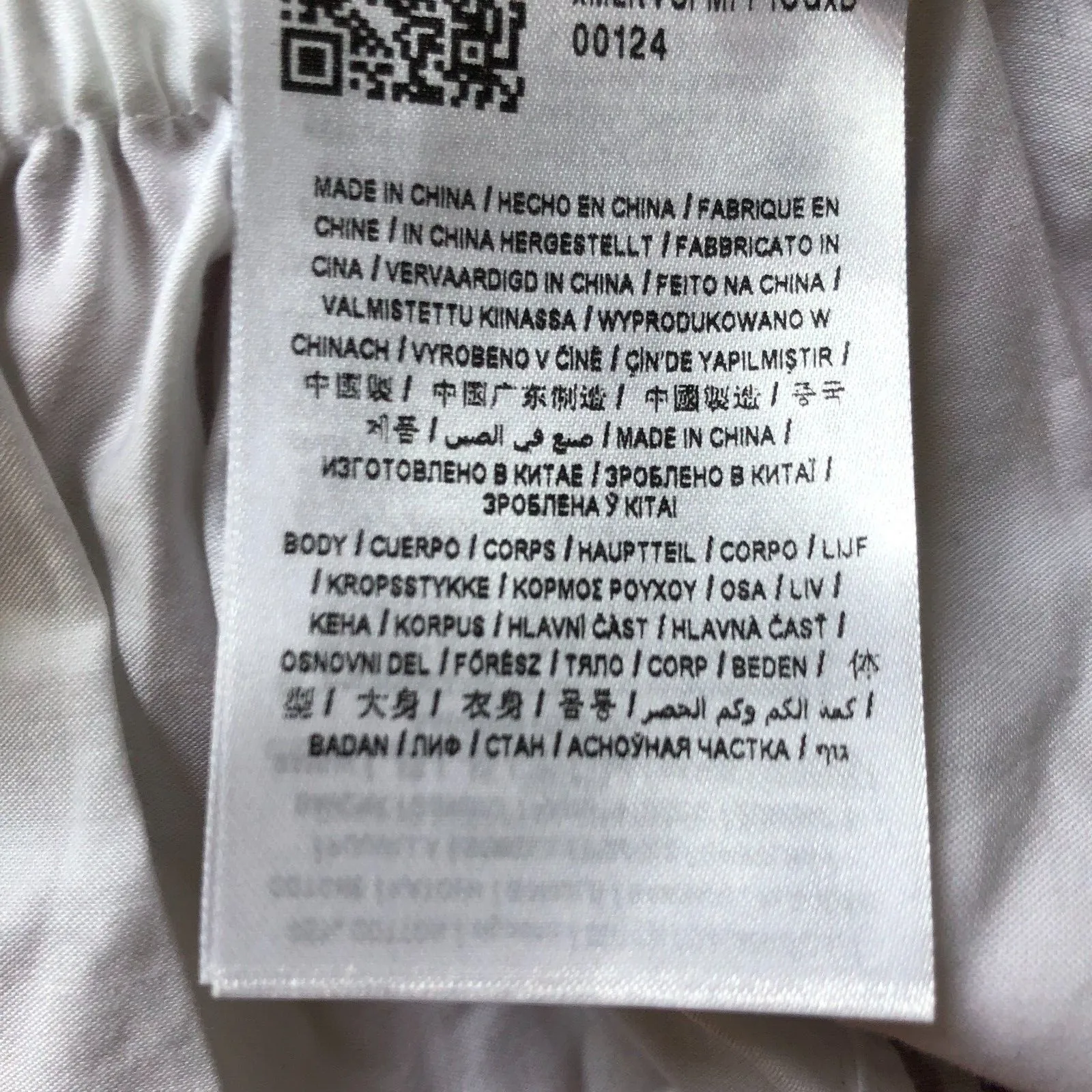 Guess Womens Blouse L White Lazo Eyelet Off Off the shoulder Peplum Top NWT‎ - Image 9