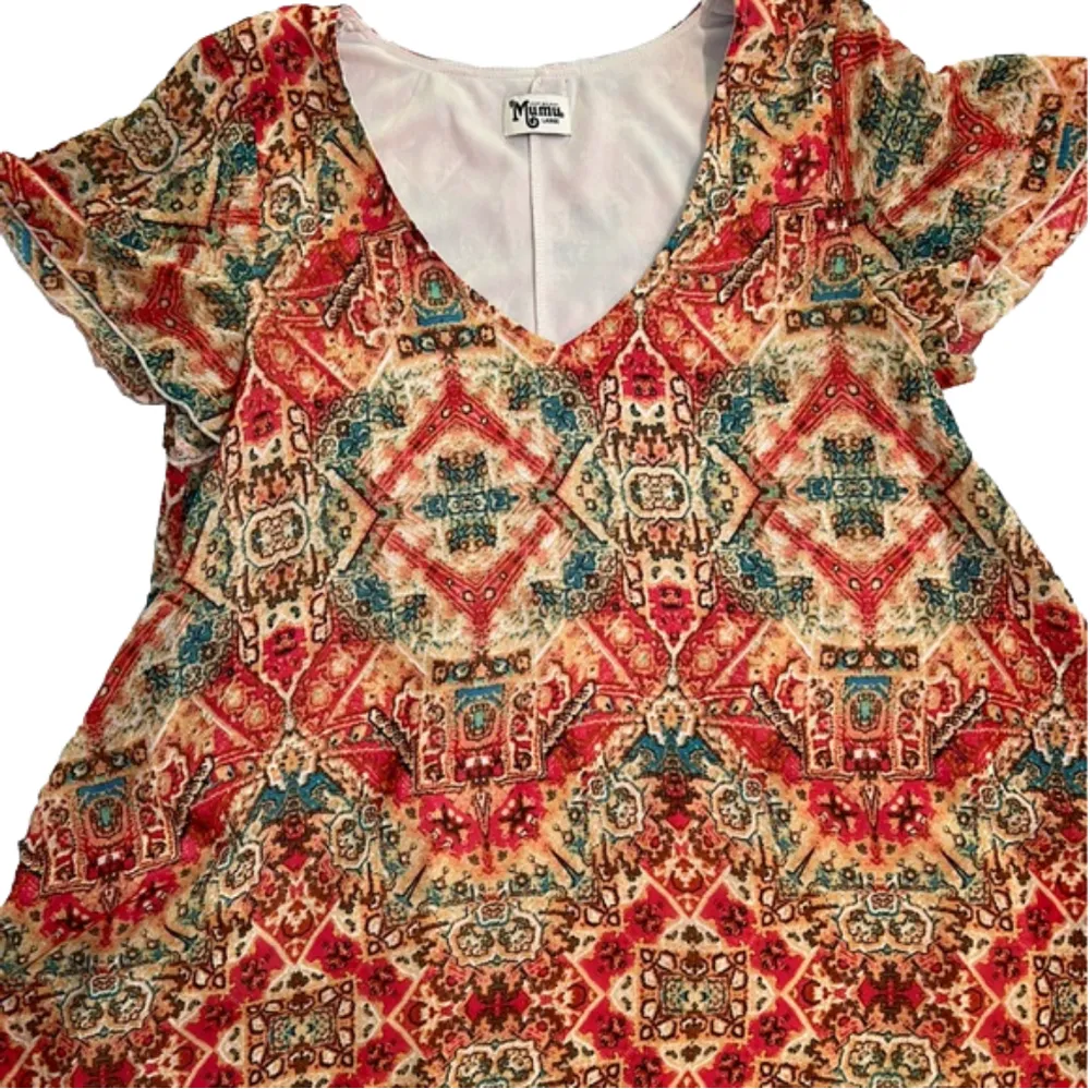 Show Me Your MuMu tunic swing top, colorful, excellent condition size L - Image 5