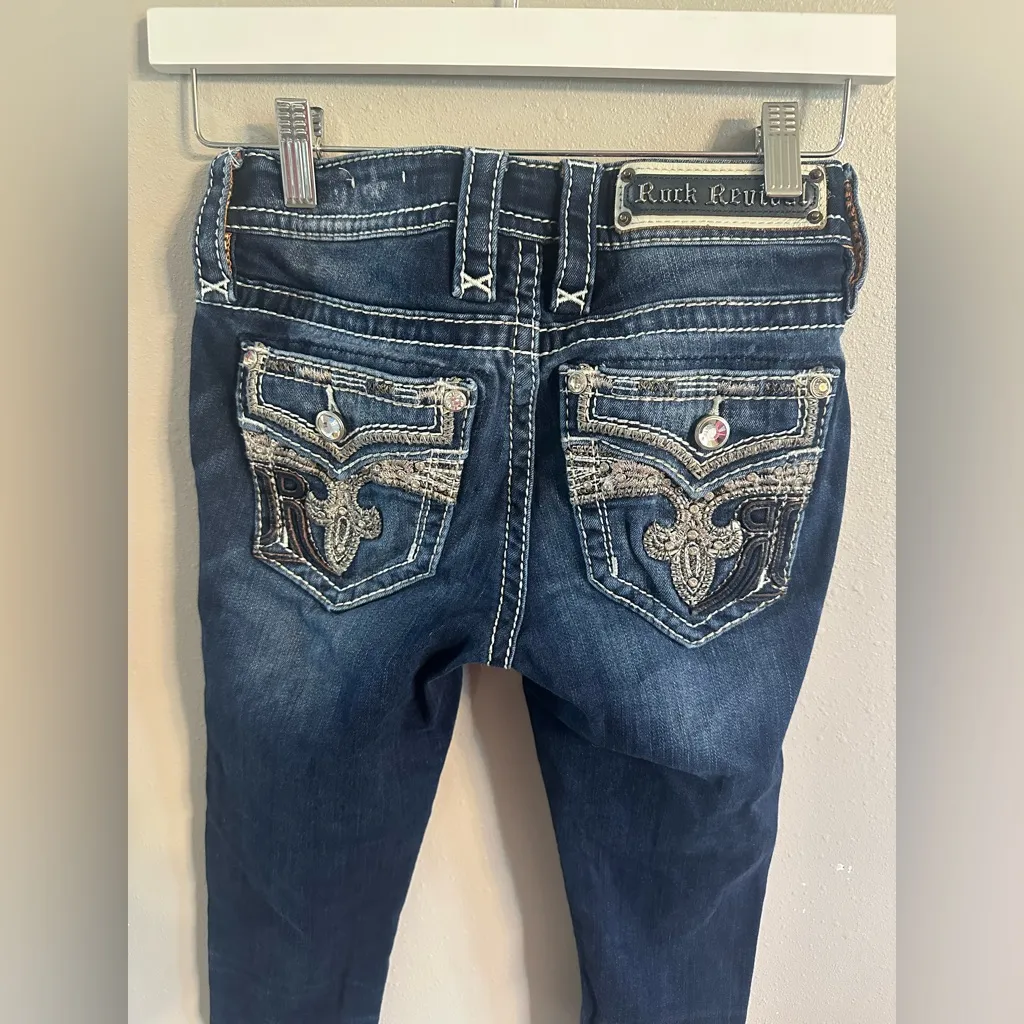 Rock Revival Claret Mid-Rise Stretch Jean - Image 3