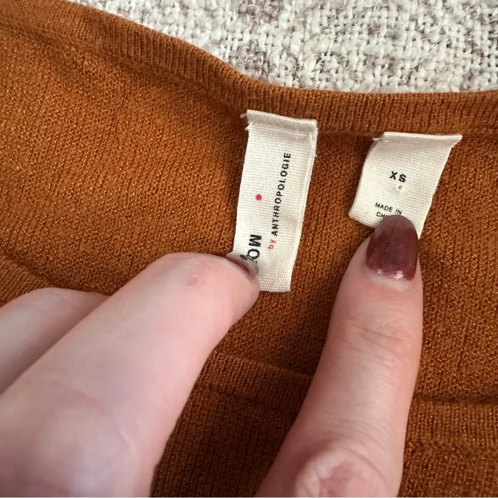 Moth Anthropologie Chester Bell Sleeve Tunic Sweater Dress - Image 6